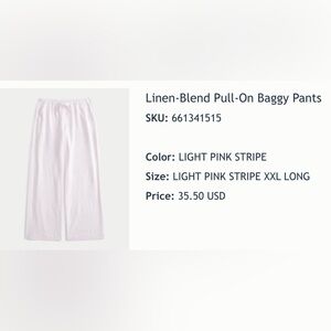 Hollister Pink and Baby Blue Striped Lounge Pants